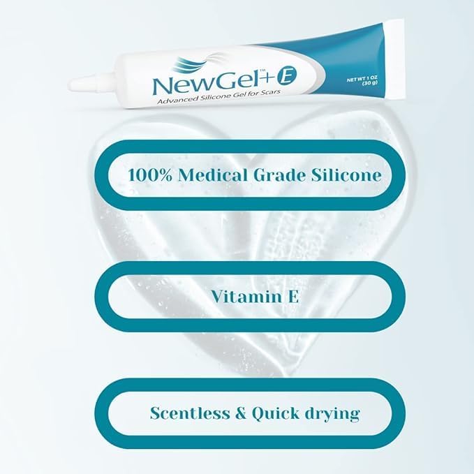 NGO-810 NEWGEL+E ADVANCED SILICONE GEL FOR SCARS - 1 OZ./30G