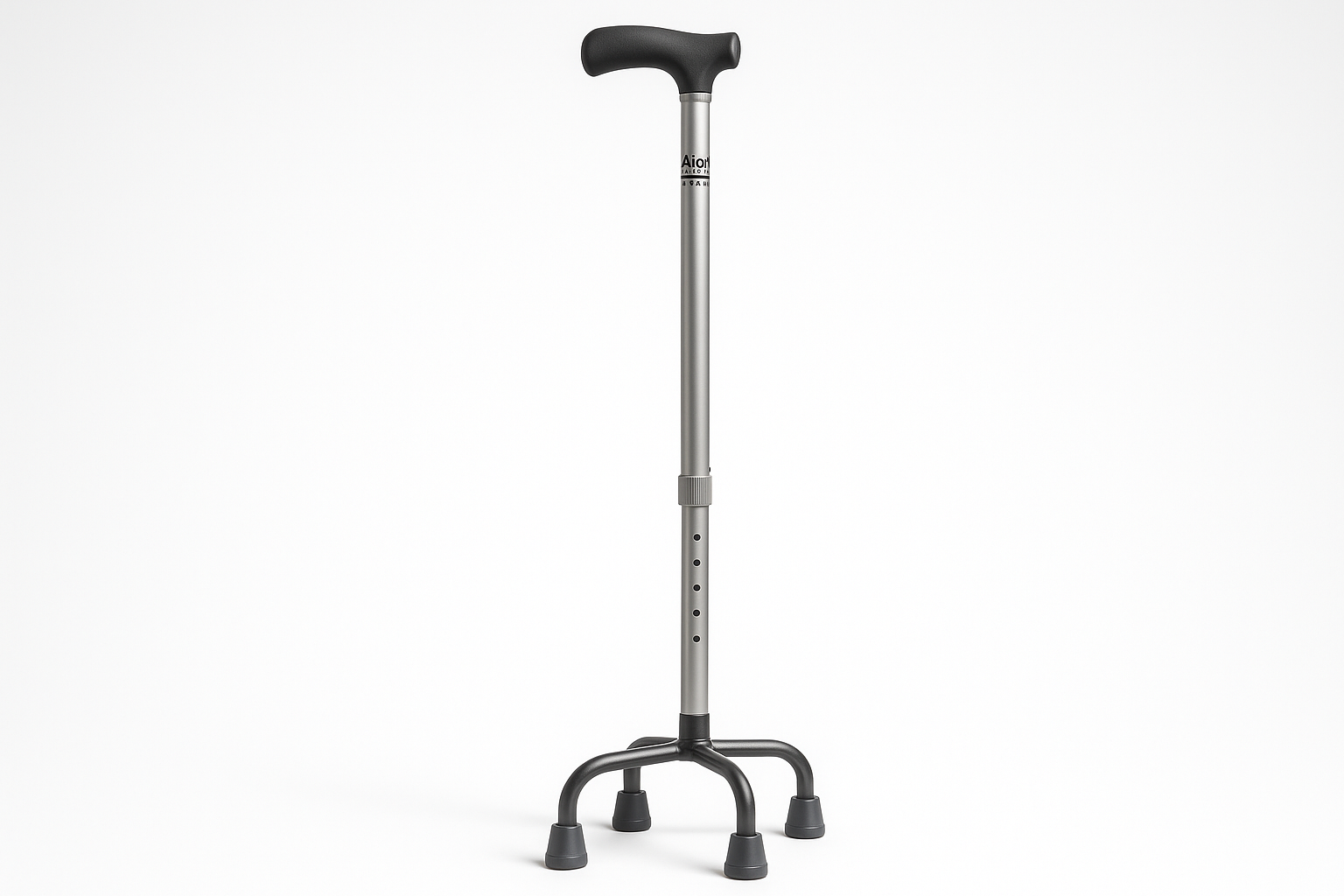 770-842 Airgo Comfort-Plus Adjustable Quad Cane, Large Base, 28" to 39", 1/EA