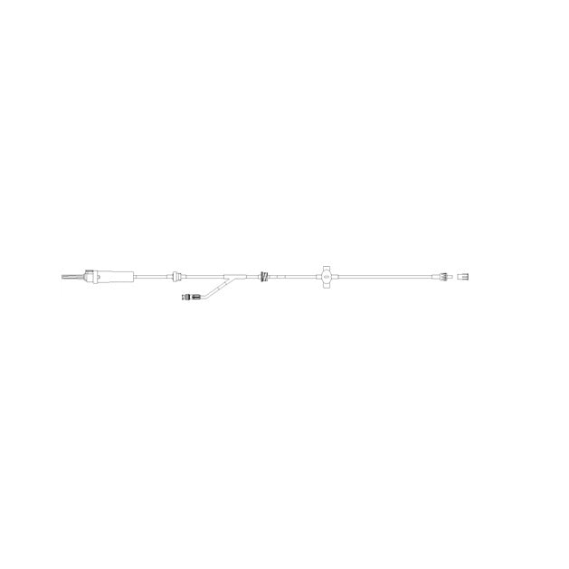 AL10798703 Syringe Infusion Set, 96", 50EA/CA