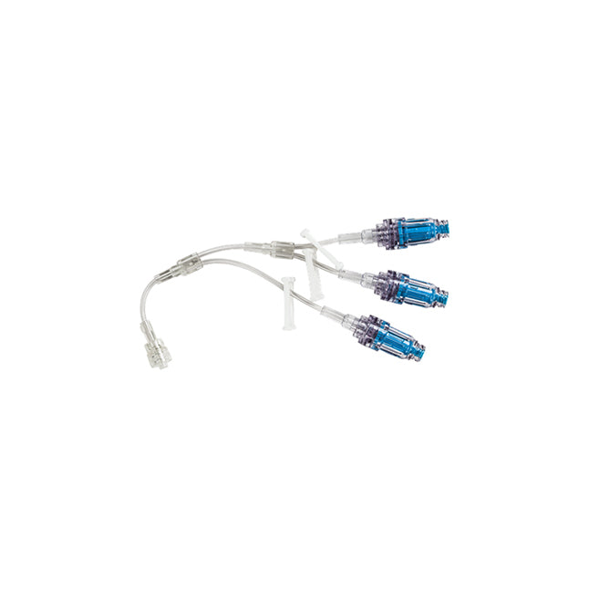 ALMP9233-C Tri-Fuse Extension Set, Minibore, 1.5mL Priming, 7", 50EA/CA