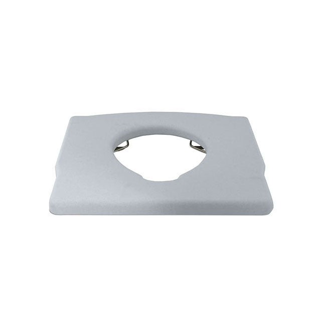 B01-261 Blow-Molded Seat, with Pail Support Brackets, Off-White, 1/EA