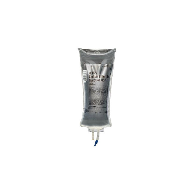 BAXJB1314 0.45% Sodium Chloride Injection Solution, 1000mL, 12EA/BX