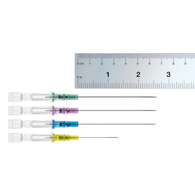BB4251622-02 Deep Access Introcan Safety IV Catheter, 22GA x 2.5", 50EA/BX