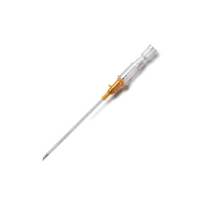 BB4251890-02 Introcan Safety IV Catheter, Straight, Teflon, 14GA x 1.25", 50EA/BX