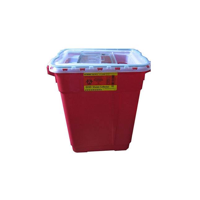 BD305602 Sharps Collector, Red, 9GL, 11.75", 8EA/CA