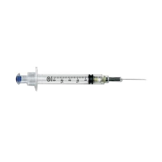 CM10391 VanishPoint Syringe, 25GA x 1", 3mL, 100EA/BX