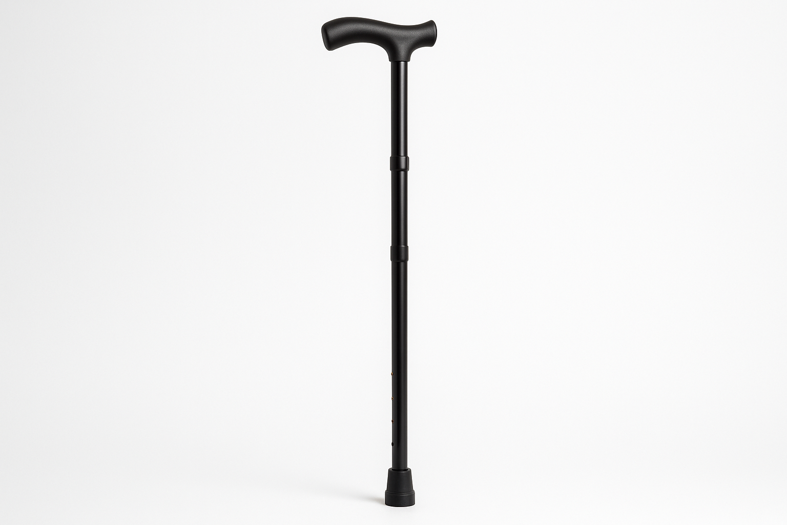 Folding Cane Adjustable Black