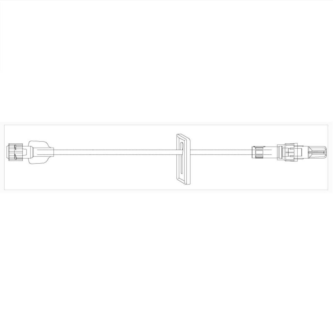IC6464-89 Smallbore Extension Set, 74", 48EA/CA
