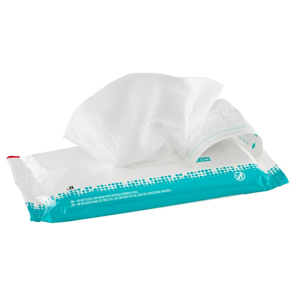 BTMWPMU Cardinal Health Bathing Wipes, Medium, Scented, 20 x 20 cm (7.8 x 7.8 in.), 192EA/BX