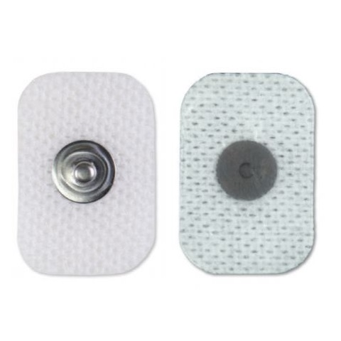 ZES40076 Kendall Repositionable Cloth Series Monitoring Electrode, Rectangular, 30EA/BX