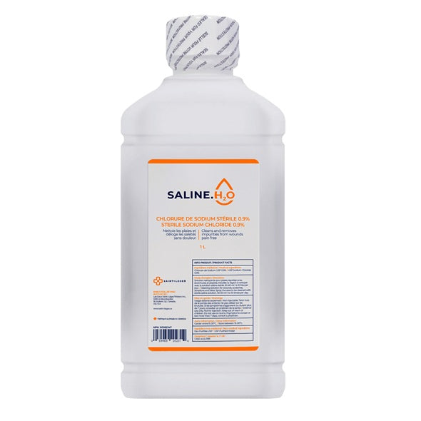 LE10006SA USP Sterile Sodium Chloride Saline 0.9%, 1000mL, 6EA/BX