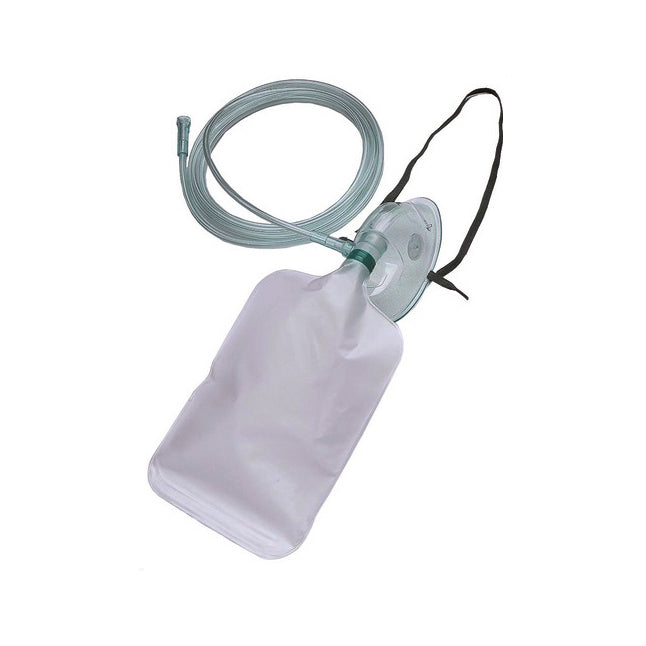 P001202 AirLife 3-In-1 Oxygen Mask, High-Concentration, with Safety Vent, Adult, 50EA/CA
