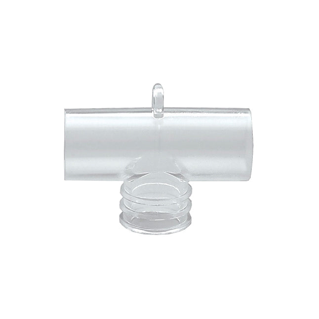 P001500 AirLife Trach Tee Adapter, 15mm x 22mm, 50EA/CA