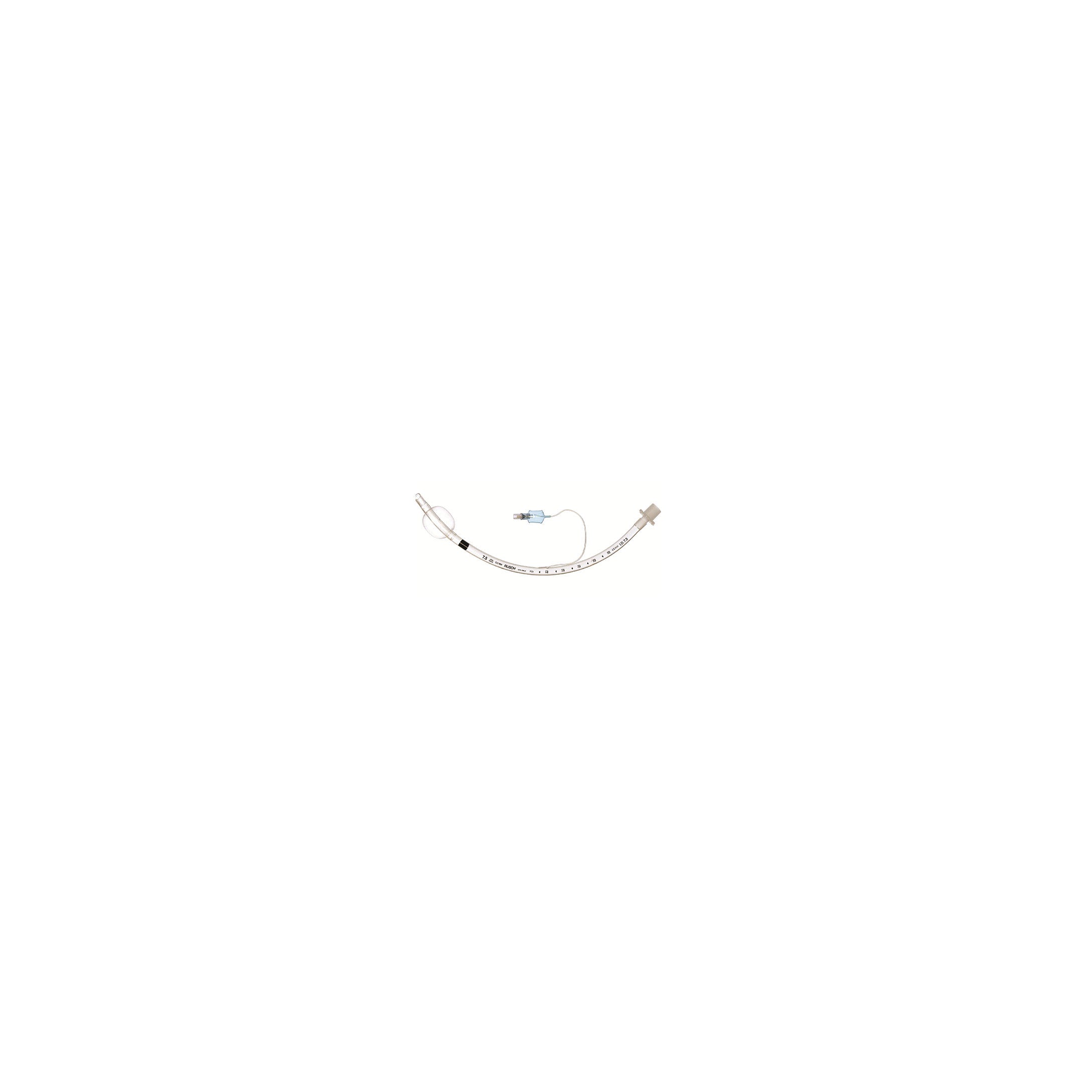 RUS112082080 Rusch Safety Clear Endotracheal Tube, Standard Intubation, Murphy Eye Cuffed, 8mm, 10EA/BX