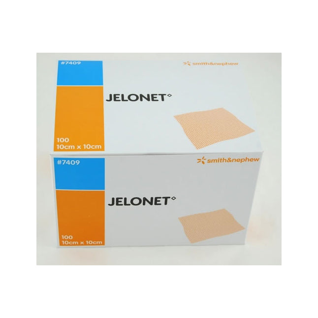 SN7409 JELONET Paraffin Gauze Dressing, Tulle Gras, 10cm x 10cm, 100EA/BX