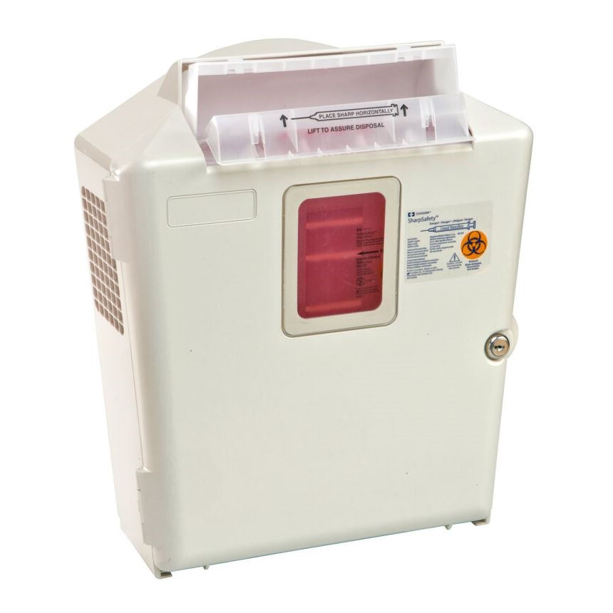 Z85301H Monoject Wall Enclosure with Lock and Sharps Container, 1/EA