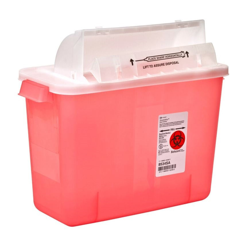 Z8534SA Monoject SharpStar Sharps Containers with Counter-balanced Door Lid, 2GL, 11.75", 10EA/CA