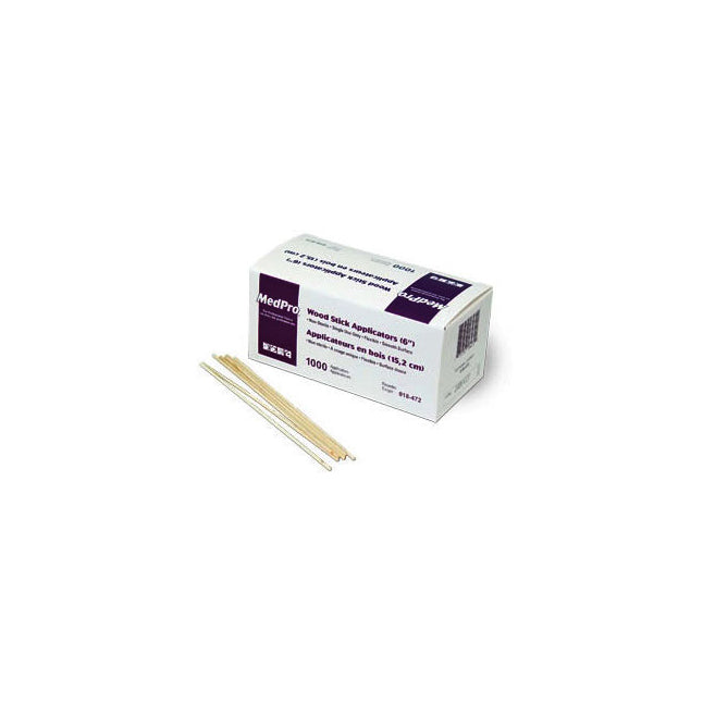 018-472 MedPro Wood Stick Applicator 1000EA/BX