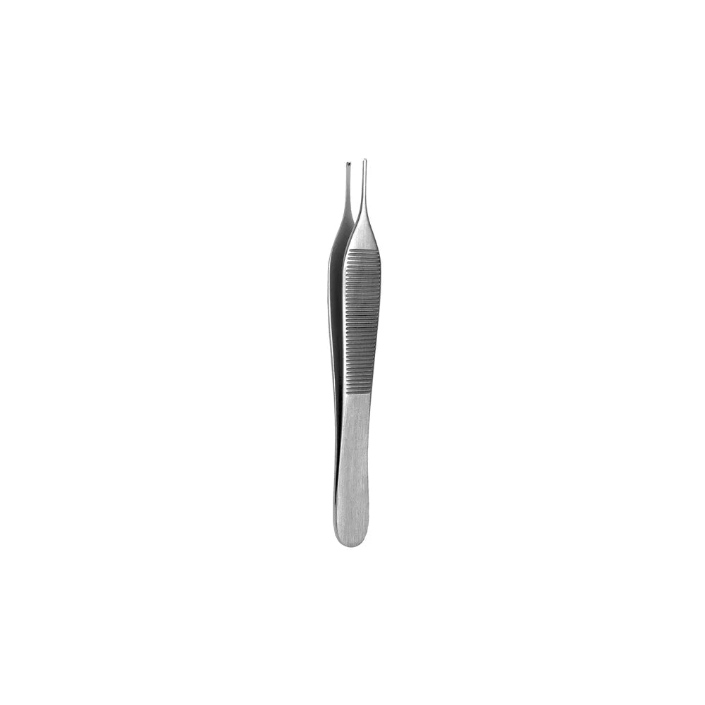 06-1981-12 Standard Adson Tissue Forcep, 1x2 Teeth, 12cm, 1/EA