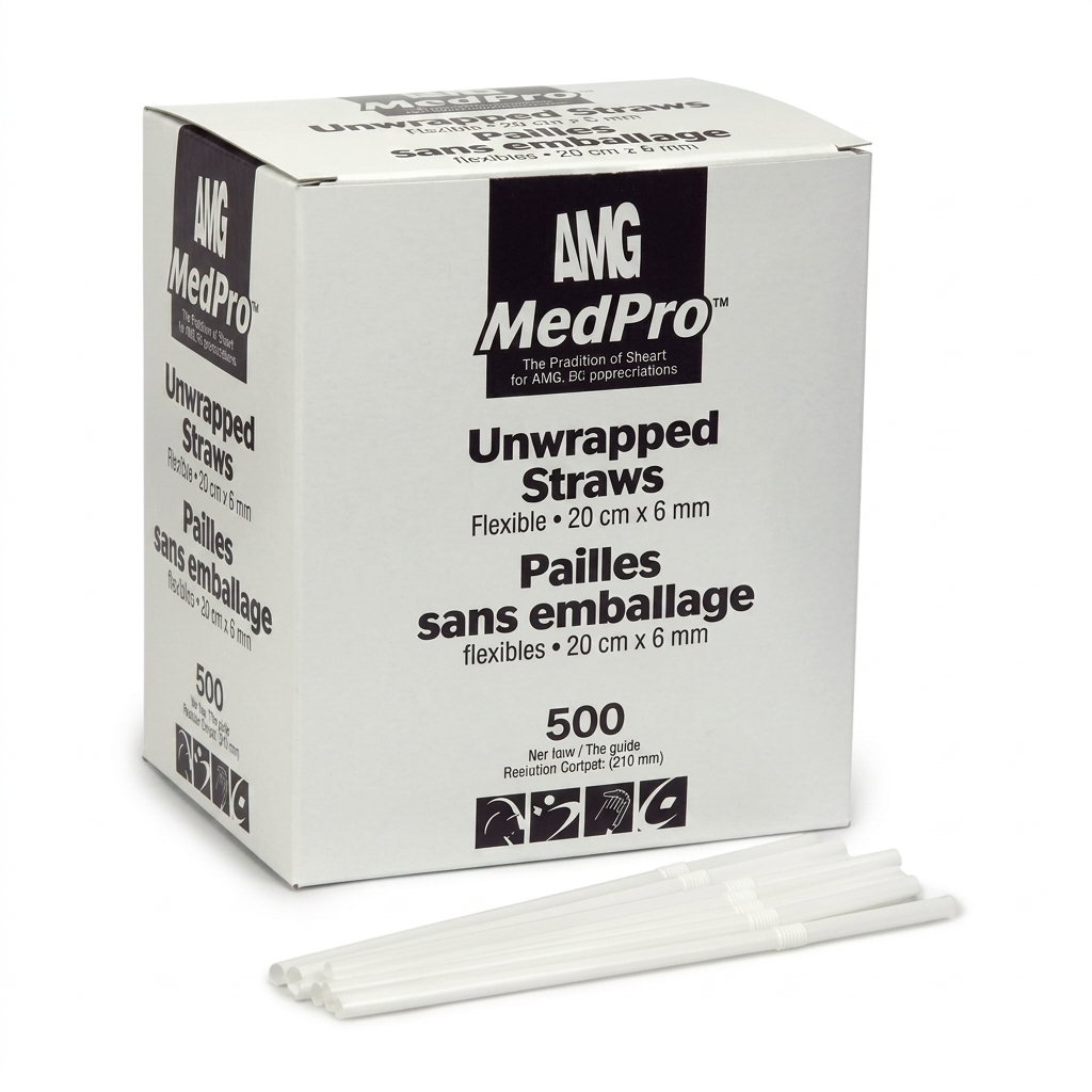 MedPro Flexible Straw 500EA/BX