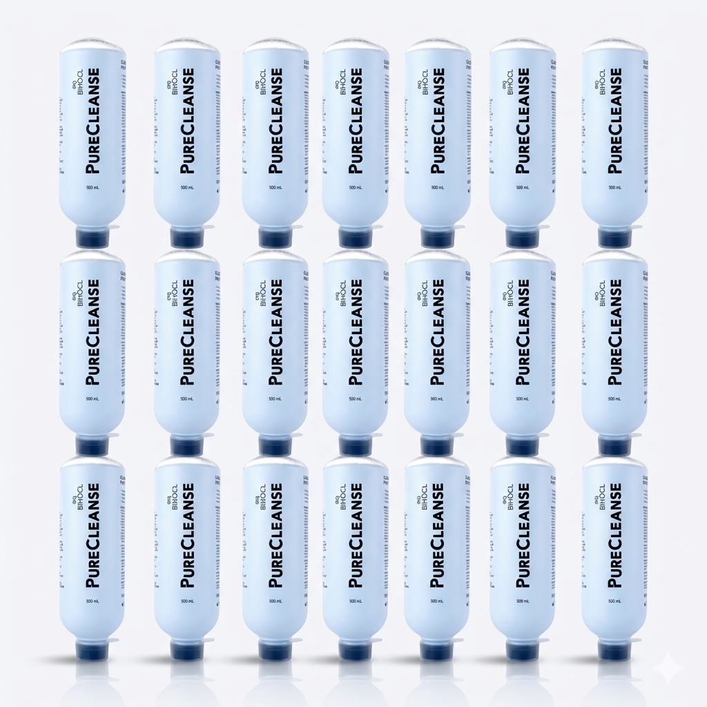 33055-475SC PureCleanse Antimicrobial Wound Solution, 500 mL, Spikeable Cap