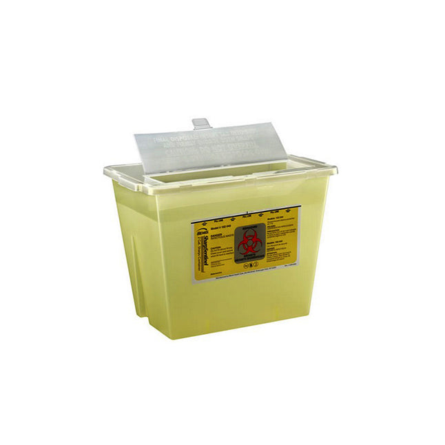 102-040 Sentinel Sharps Container, 2GL, Yellow, 1/EA