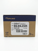 TC-SS-03L2325 Hypodermic Syringe, With Ultra Thin Wall Needle, 23GA x 1", 3cc, 100EA/BX