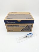 TC-SS-03L2325 Hypodermic Syringe, With Ultra Thin Wall Needle, 23GA x 1", 3cc, 100EA/BX