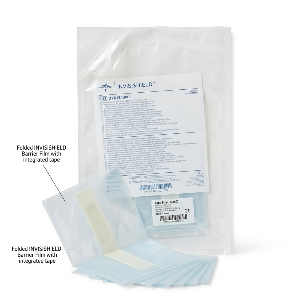 DYNJE4300 Robotic Arm Drape, 9" x 96", 25EA/CA
