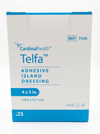 7540 - Telfa Island Dressing, Adhesive, Sterile, 5" x 4", 25EA/BX