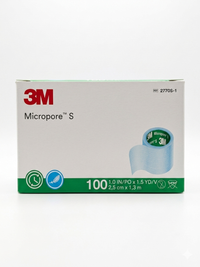 3M 2770S-1 Kind Removal Tape, Silicone Adhesive, Blue, 1.5yd x 1" 100RL/BX