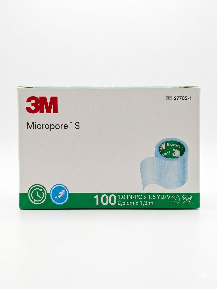 3M 2770S-1 Kind Removal Tape, Silicone Adhesive, Blue, 1.5yd x 1" 100RL/BX