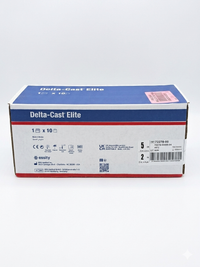 BSN 7227800 Delta-Cast Elite Cast Tape, BLACK Polyester, Conformable 5CM x 3.6M (2" x 4YD.) 10/BX
