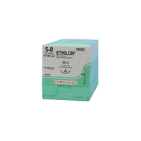 1865G Ethilon Non Absorbable Suture, Nylon 6, Size 5-0, 16mm 12EA/CA