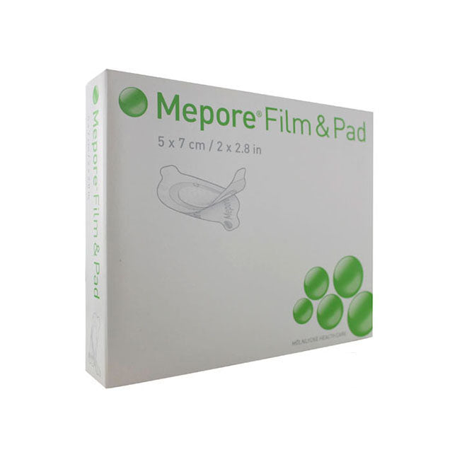 275200 Mepore Film & Pad Dressing, Transparent, Oval, 5cm x 7cm, 85EA/BX