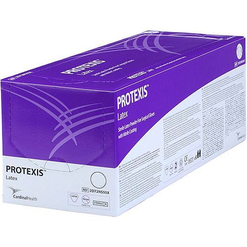 Protexis Latex Surgical Glove - Sterile, Powder-Free with Nitrile Coating 50PR/BX