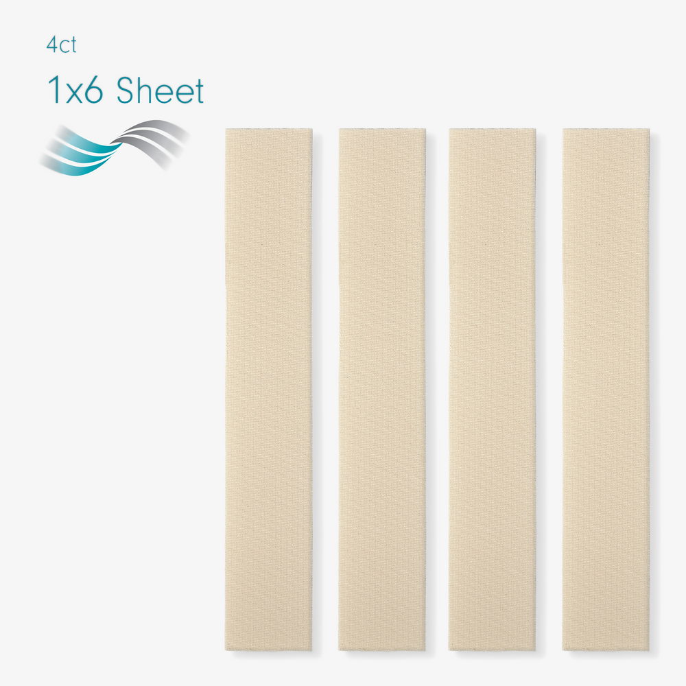 NG-101S NEWGEL+ SILICONE STRIPS FOR SCARS 1" x 6" - BEIGE