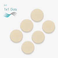 NG-180 NEWGEL+ SILICONE GEL DOTS FOR SCARS 1" - BEIGE (Discontinued)