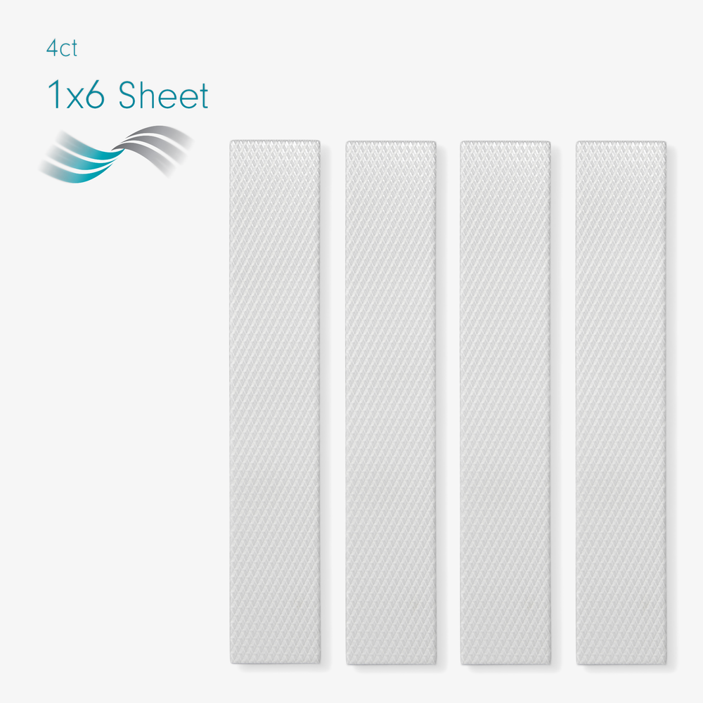 NG-301S NEWGEL+ SILICONE STRIPS FOR SCARS 1" x 6" - CLEAR
