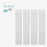 NG-301S NEWGEL+ SILICONE STRIPS FOR SCARS 1" x 6" - CLEAR