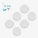 NG-380 NEWGEL+ SILICONE GEL DOTS FOR SCARS 1" - CLEAR