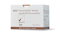 BD 305106 PrecisionGlide Needle, Single-Use, Sterile, 30GA x 0.5", 100EA/BX