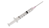 BD309580 General use Syringe with PrecisionGlide Detachable Needle, 3cc, 18GA x 1.5", 100EA/BX