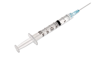 BD309581 General use Syringe with PrecisionGlide Detachable Needle, 3cc, 25GA x 1" 100EA/BX