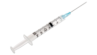 BD309582 General use Syringe with PrecisionGlide Detachable Needle, 3mL, 25GA x 1.5" 100EA/BX