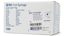 BD309628 General Use Syringe,Luer-Lok Tip, Sterile, 1mL, 100EA/BX
