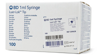 BD309628 General Use Syringe,Luer-Lok Tip, Sterile, 1mL, 100EA/BX