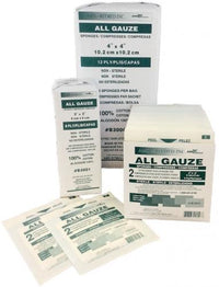 B3006 Ritmed Gauze Sponge Non-Sterile, 12-Ply, 4" x 4", 200EA/PK