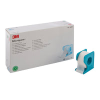 3M1535-1 Micropore Surgical Tape, Non-Sterile, White, 1" x 10yd, 12RL/BX