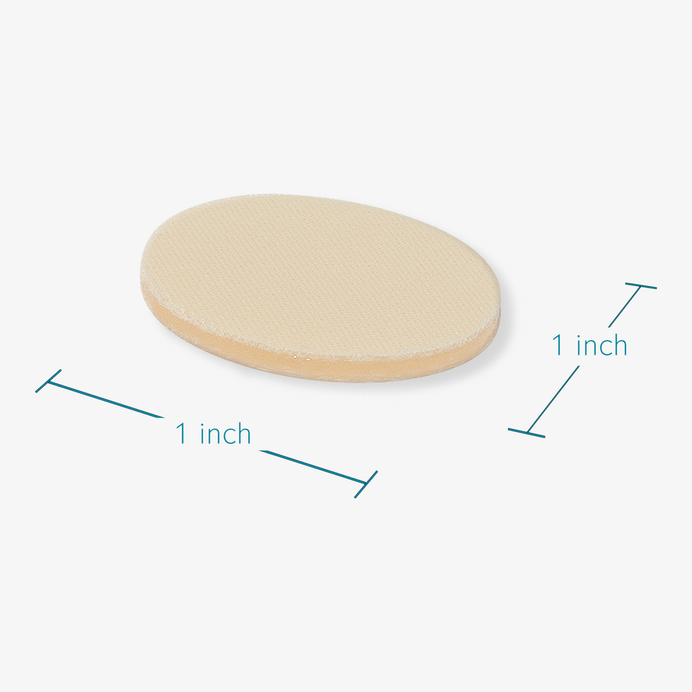 NG-180 NEWGEL+ SILICONE GEL DOTS FOR SCARS 1" - BEIGE (Discontinued)